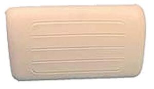 Ivory Yamaha G2 seat backrest cover with horizontal stitched channels, front view.