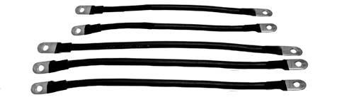 Nivel Parts: Yamaha G14-G16 36-Volt 4-Gauge Battery Cable Set JFM Golf