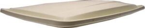 White Yamaha G14 factory-replica hard top viewed at an angle